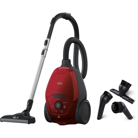 EP AEG VX82-1-2CR Stofzuiger met Zak - Rood aanbieding