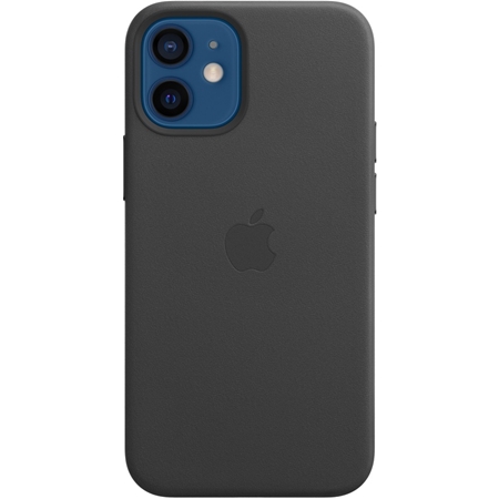 Apple iPhone 12 mini leren hoesje met MagSafe zwart