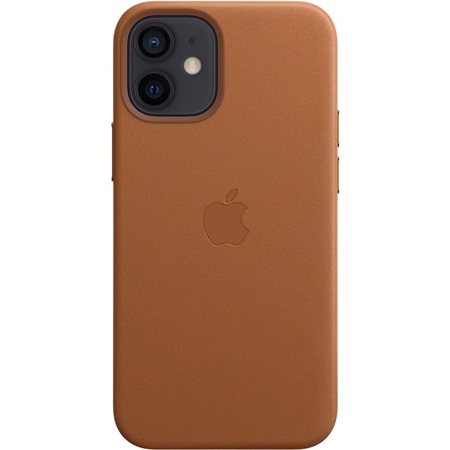Apple iPhone 12 mini leren hoesje met MagSafe bruin