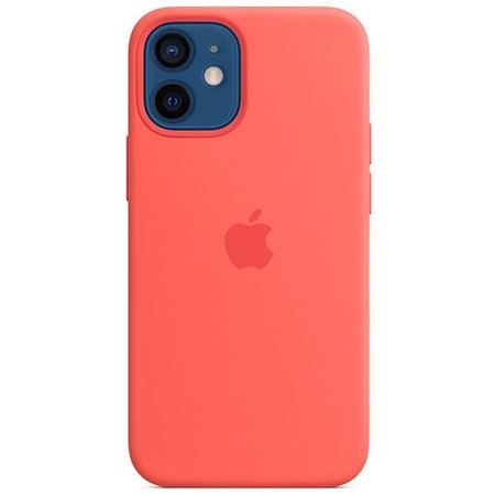Apple iPhone 12 mini siliconen hoesje met MagSafe roze