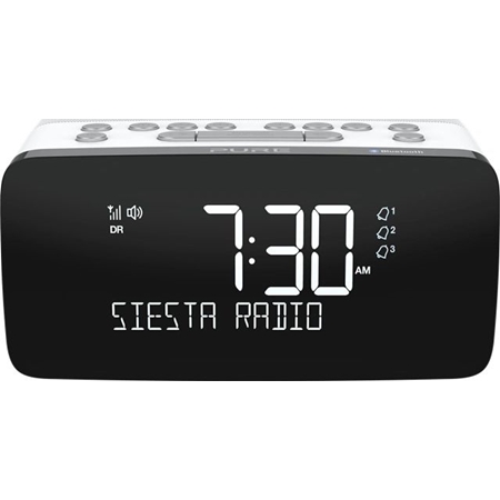Pure Audio Siesta Charge DAB+ wekkerradio met oplaadpad