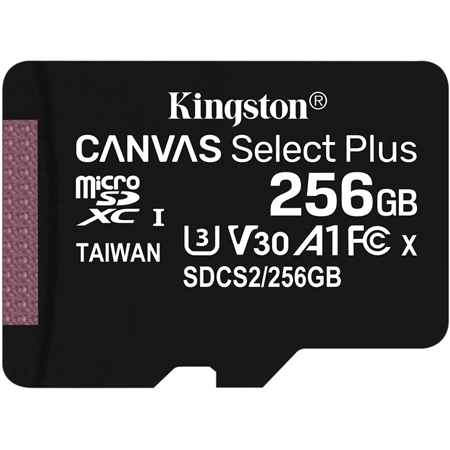 Kingston Canvas Select Plus microSDXC 256GB incl. SD-adapter