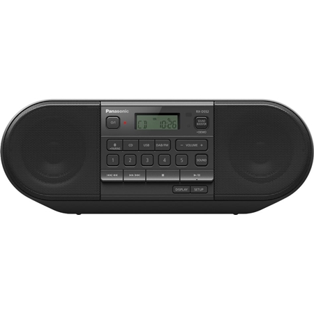 Panasonic RX-D552E-K radio-CD speler