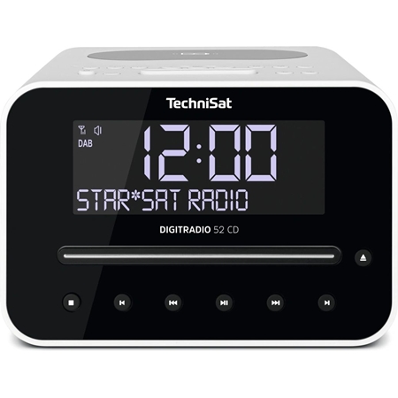 Technisat Digitradio 52 CD DAB+ wekkerradio met oplaadpad