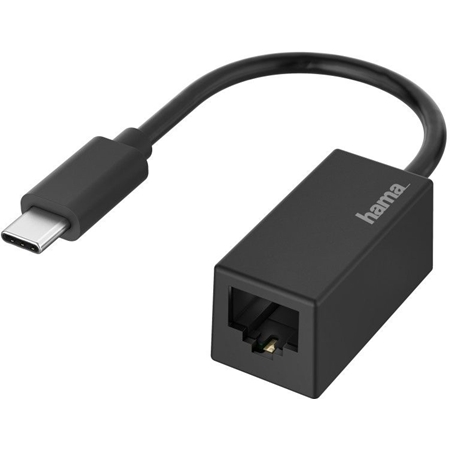 Hama Netwerk adapter, USB-C - LAN gigabit