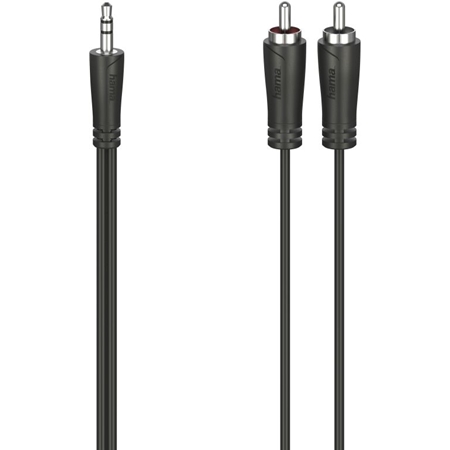Hama Audiokabel 3,5mm-jack-stekker - 2 cinch-stekker 3m