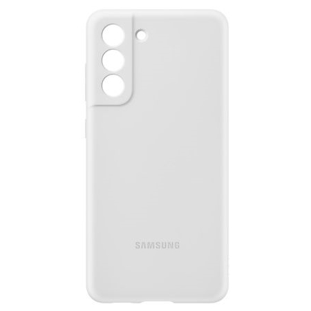 Samsung Silicone hoesje voor Galaxy S21 FE wit