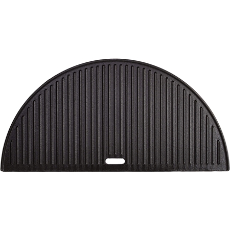 Kamado Joe Half Moon Cast Iron Reversible Griddle - Big Joe ®