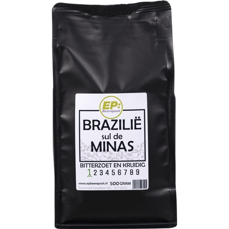 Brazilië Sul de Minas koffiebonen 500 gram
