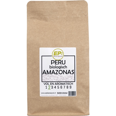 BIO Peru Amazonas koffiebonen 500 gram