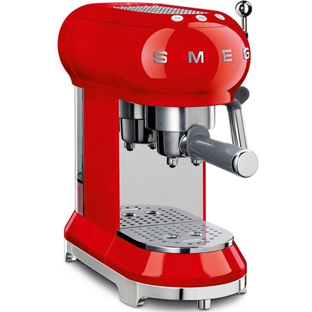 SMEG ECF01RDEU Jaren 50 espressomachine