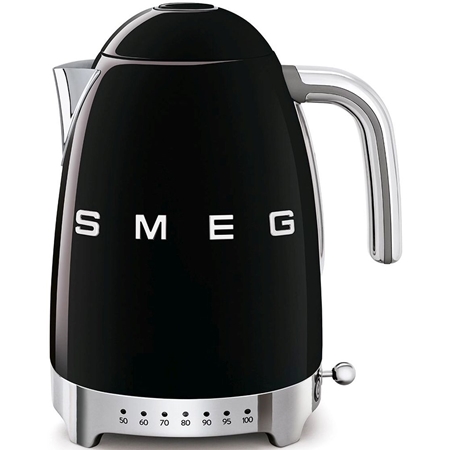 SMEG KLF04BLEU Waterkoker 50's Style - Zwart