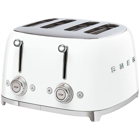 EP SMEG TSF03WHEU 50's Style Broodrooster - Wit aanbieding