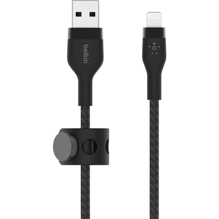 Belkin Magnetisch USB-A-kabel met Lightning-connector 1m zwart