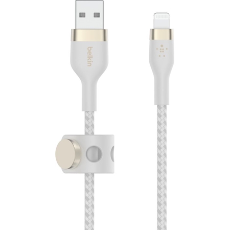 Belkin Magnetisch USB-A-kabel met Lightning-connector 3m wit