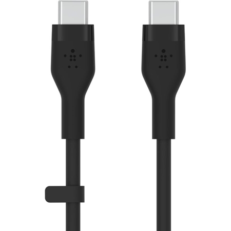 Belkin USB-C - USB-C-kabel siliconen1m zwart