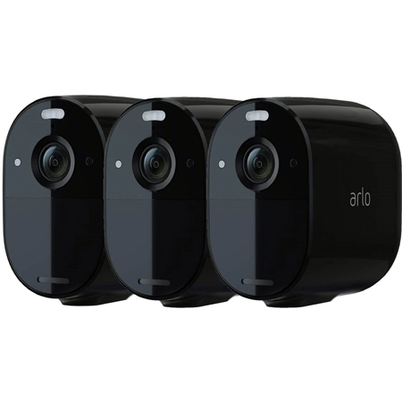 Arlo Essential Spotlight Camera 3-Kit zwart