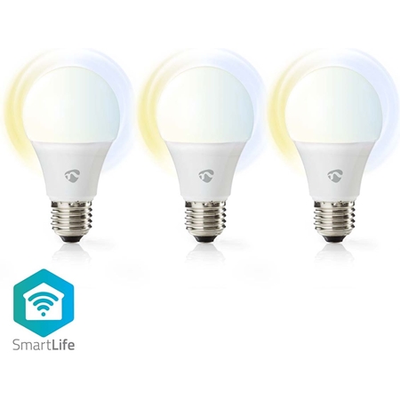 Nedis SmartLife LED bulb E27 3-pack WIFILRW30E27