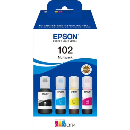 Epson EcoTank 102 inkt multipack