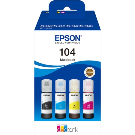 Epson EcoTank 104 inkt multipack