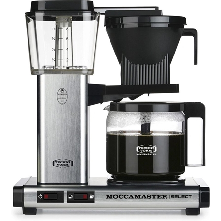 Moccamaster KBG Select Koffiemachine - Filterkoffie - RVS