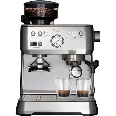 Solis 1019 Grind & Infuse Perfetta Pistonmachine - Espressomachine  - RVS