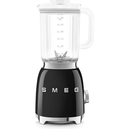 EP SMEG BLF03BLEU Blender 50's Style - Zwart aanbieding