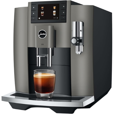JURA E8 Dark Inox (EC) Volautomatische Koffiemachine