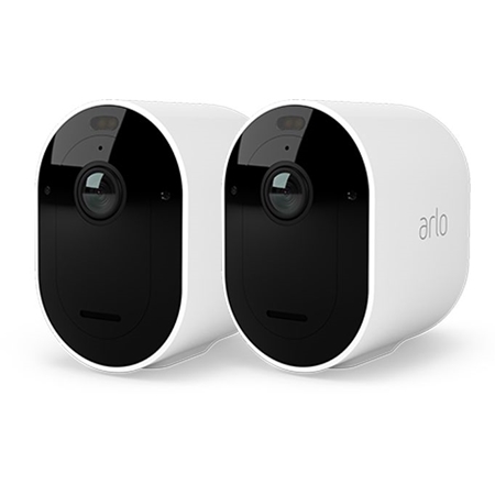 Arlo Pro 5 2K Spotlight Draadloze Beveiligingscamera set van 2