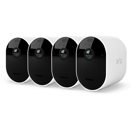 Arlo Pro 5 2K Spotlight Draadloze Beveiligingscamera set van 4