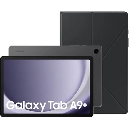 EP Samsung Galaxy Tab A9 Plus (2023) 64GB Wifi + Book Cover Grijs aanbieding