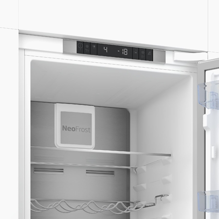 Beko BCNA306E4SN inbouw koelvriescombinatie