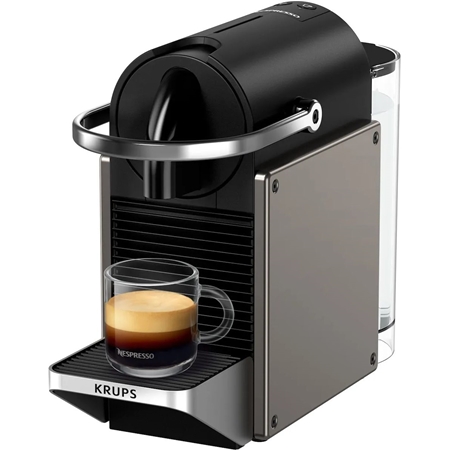 Krups Nespresso XN306T Pixie Koffiecupmachine - Titan