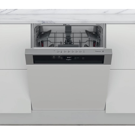 Whirlpool WBC 3C34 P X Halfgeïntegreerde Vaatwasser - RVS