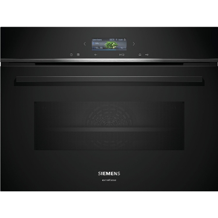 Siemens CM724G1B3 iQ700 extraKlasse Compacte Oven met Magnetron - 60 x 45 cm - Zwart