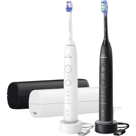 Philips HX7429/02 Sonicare 7100 Series Electrische Tandenborstel - Duo - Zwart & Wit