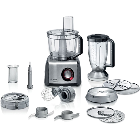 BOSCH MC812M865 MultiTalent 8 Food Processor - Zwart / RVS