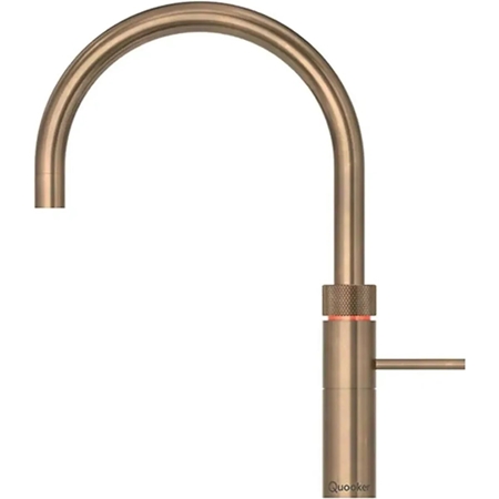 Quooker KFRPTN Keukenmengkraan Fusion Round - Messing Petina - Losse Kraan.