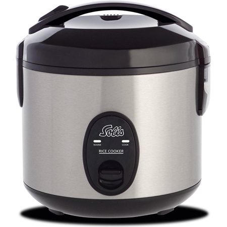Solis 821 Compact Rice Cooker - Rijstkoker - Zilver