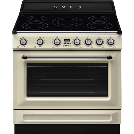 SMEG TR90IMP Victoria Esthetisch Fornuis met Inductie Kookplaat - 90 x 60 cm