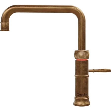 Quooker Classic Keukenmengkraan Fusion Square - Messing Patina - Losse Kraan