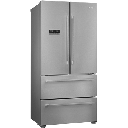 SMEG FQ55FXDE vrijstaande Koel-vriescombinatie - Inox