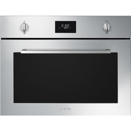 SMEG SO4401M1X Selezione Esthetisch Inbouw Micro Combi Galileo Oven - Zilver Grijs