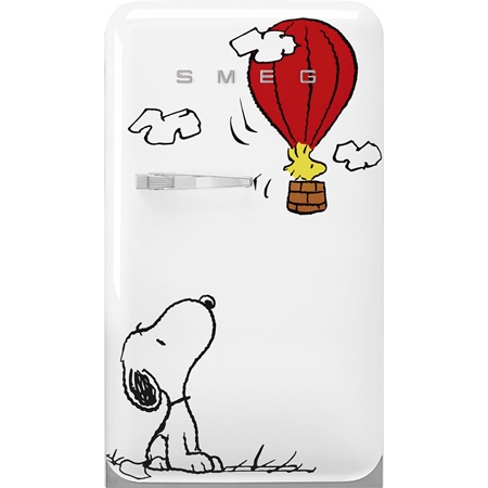 SMEG FAB10RDSN6 Vrijstaande Koelkast - Snoopy - Wit