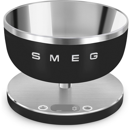 SMEG KSC01BLMWW Keukenweegschaal - Mat Zwart