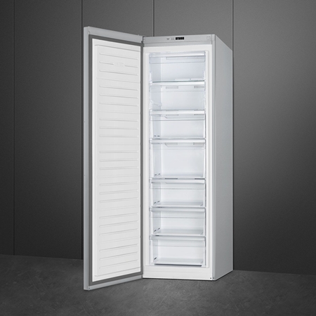 SMEG FF18EN2HX Universeel Esthetisch Vrijstaande Vriezer - Enkeldeurs