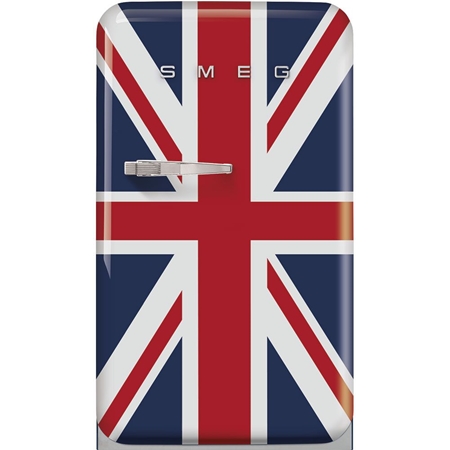 SMEG FAB10RDUJ6 Vrijstaande Koelkast 50's Style - Union Jack - Special Edition
