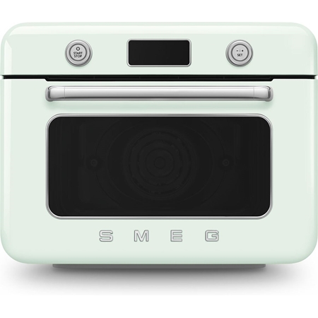 SMEG COF01PGEU Vrijstaande Combi Stoomoven 50's Style - Watergroen