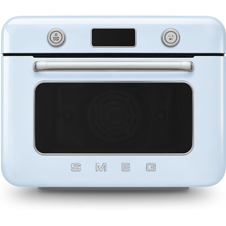 SMEG COF01PBEU Vrijstaande Combi Stoomoven 50's Style - Pastelblauw