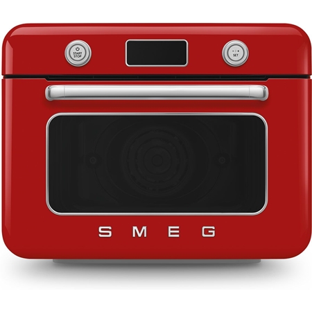 SMEG COF01RDEU Vrijstaande Combi Stoomoven 50's Style - Glanzend Rood 